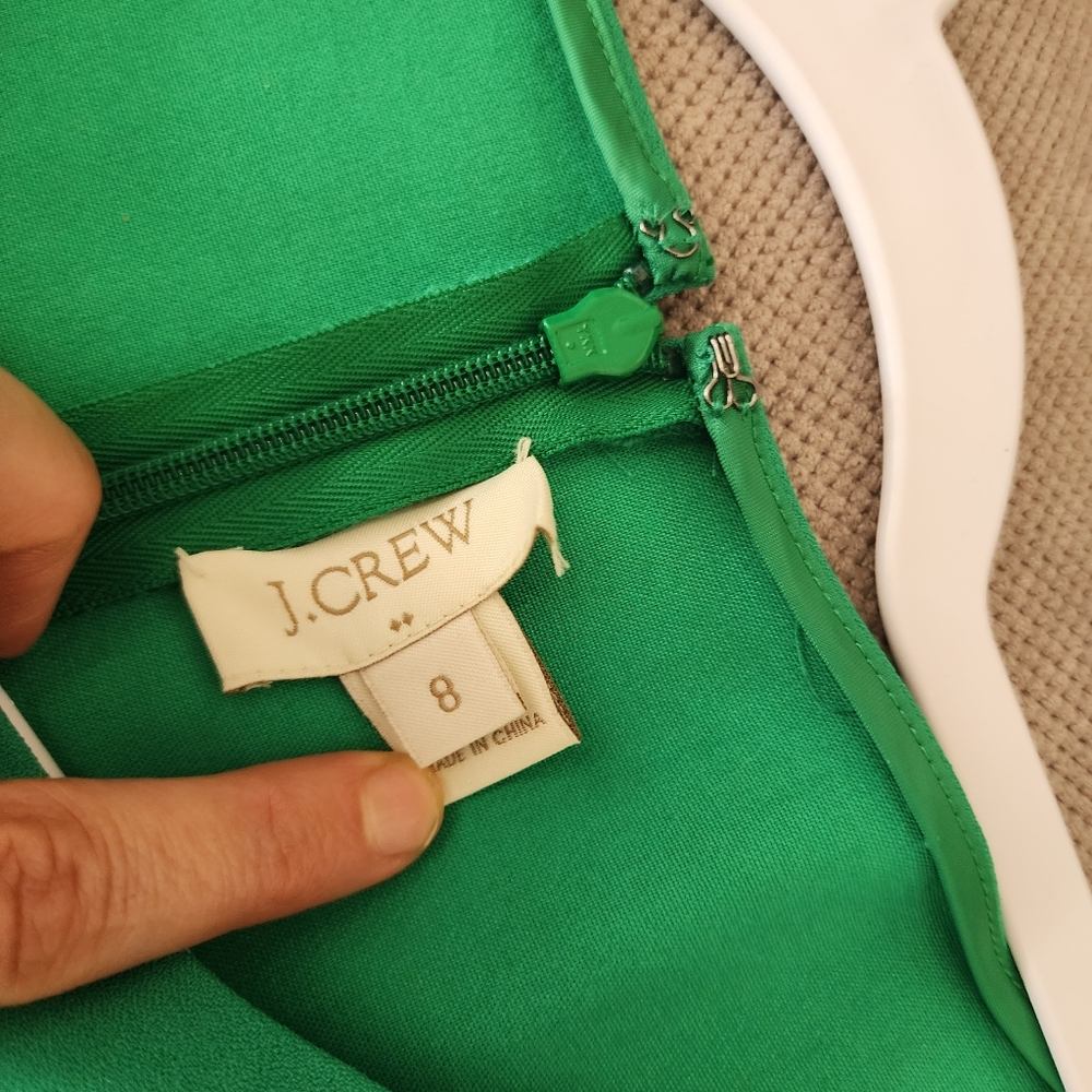 J. Crew Green Midi Dress - Picture 5 of 7
